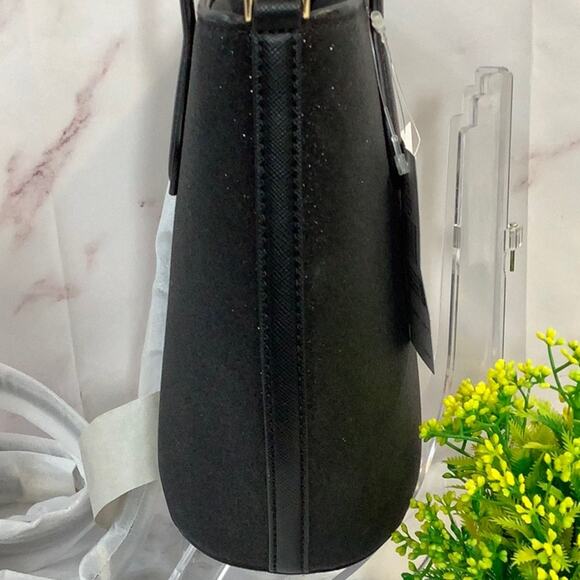 NWT Kate Spade Small Satchel Crossbody Bag and Credit Card Holder Black Set - Picture 4 of 6